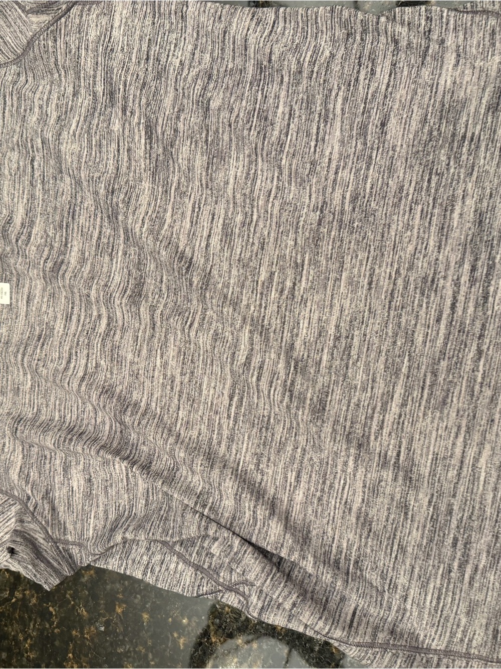 Lululemon Heathered Gray Short-Sleeve Shirt